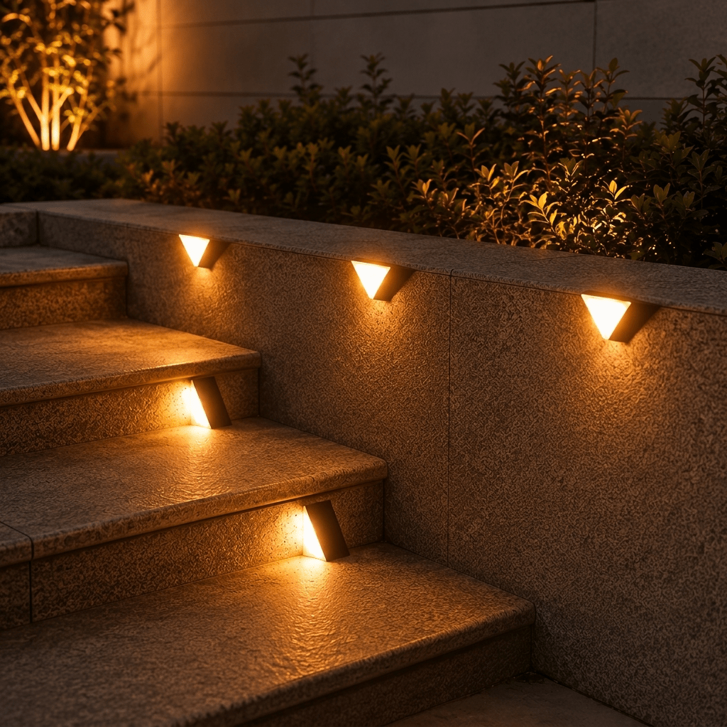 Nomedo Solar Trapverlichting op een buitentrap