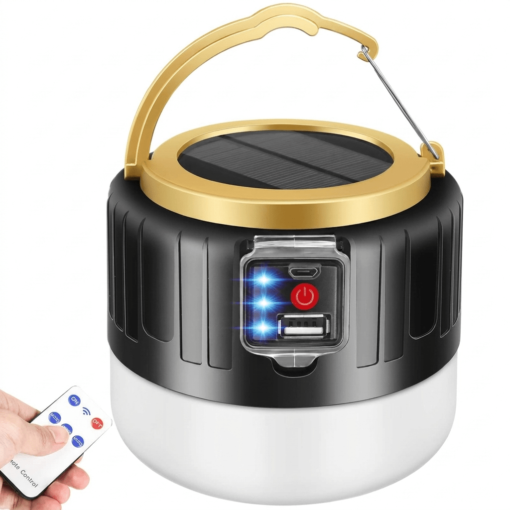 Nomedo Solar Camping-lamp, USB-oplaadfunctie