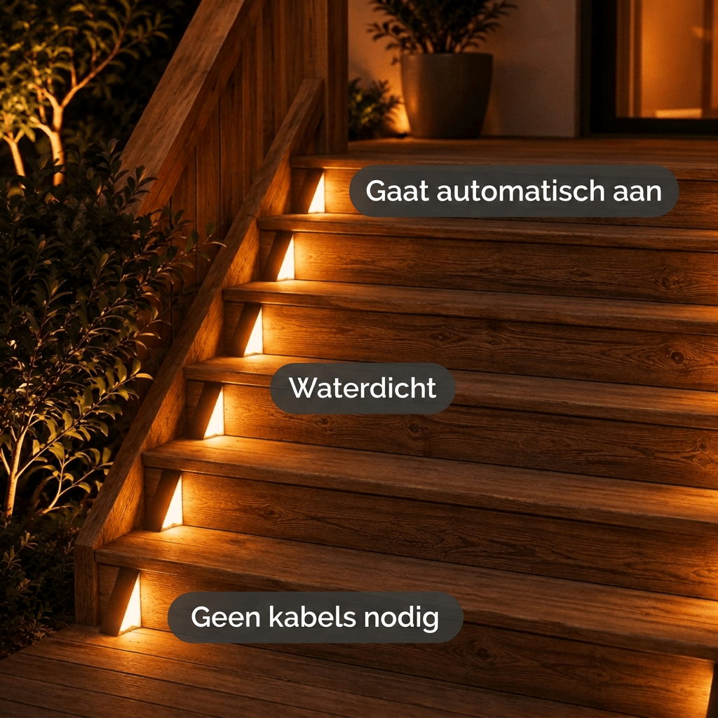 Nomedo Solar Trapverlichting, voordelen overzicht