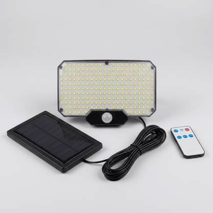 Nomedo Solar Schijnwerper - volledige set met paneel, kabel en afstandsbediening