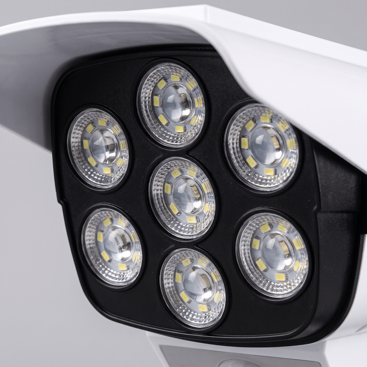 Close-up van de LED-lens-array