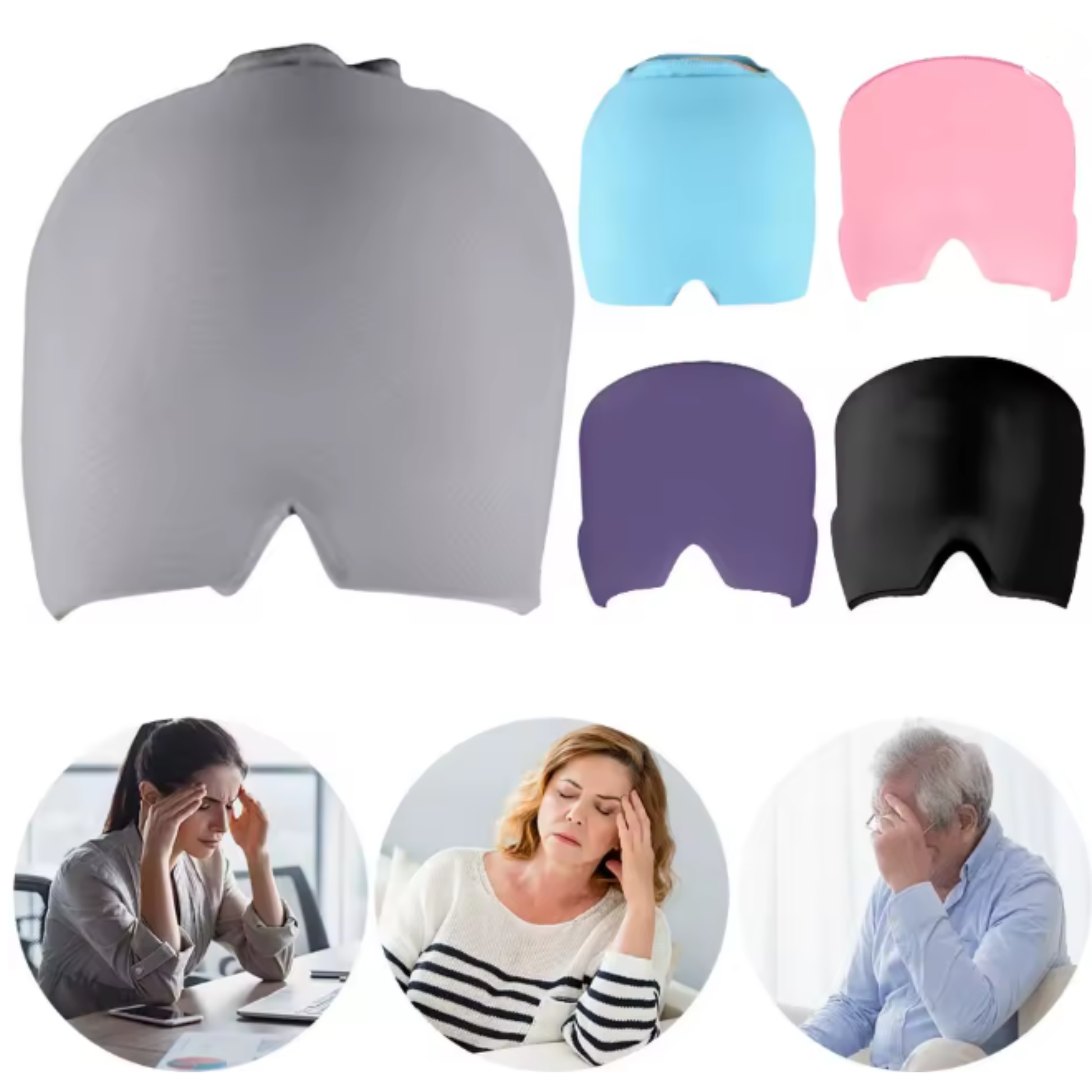 Migraine Relief Cap alle kleuren